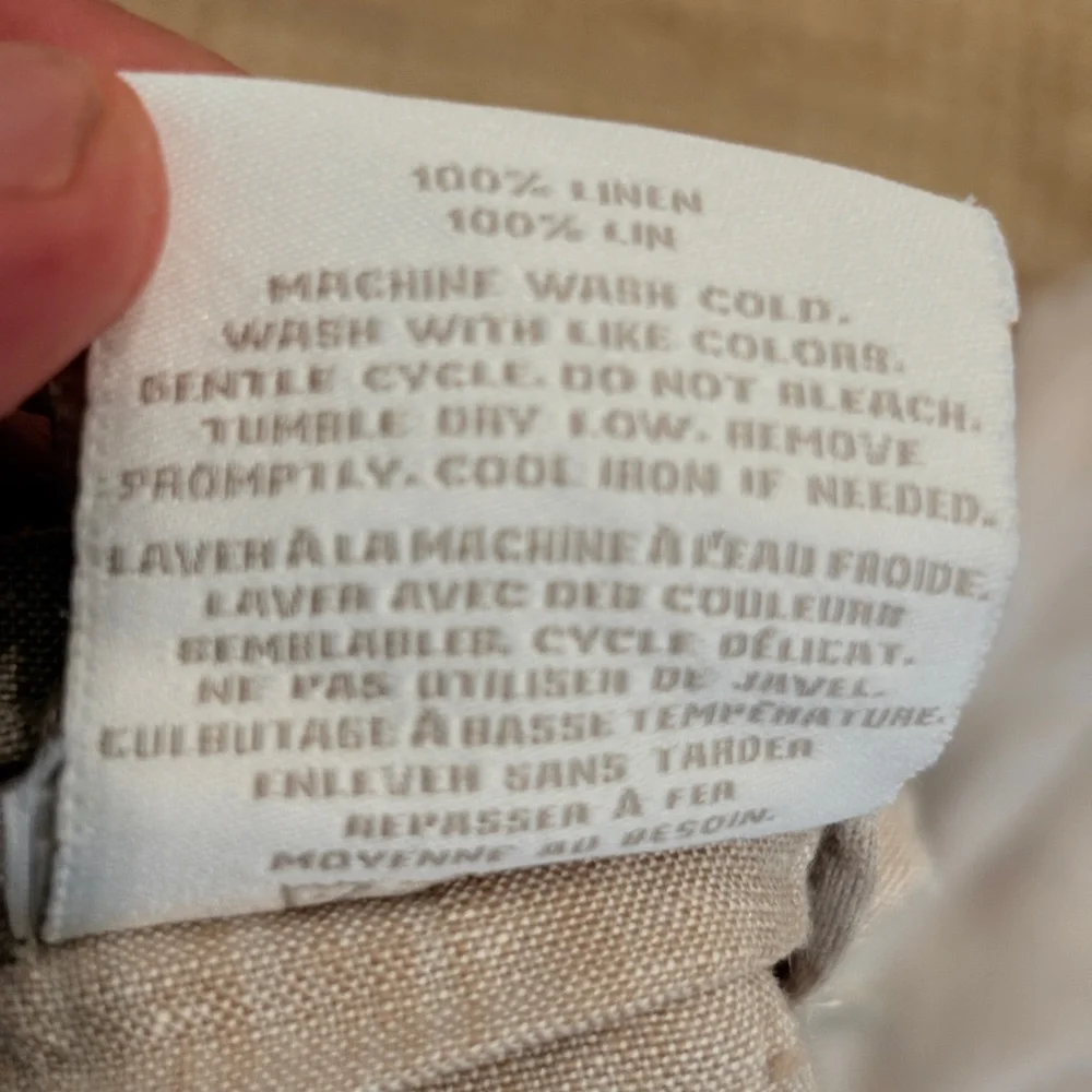 Restoration Hardware RH Baby Child Irish Linen Duvet Queen